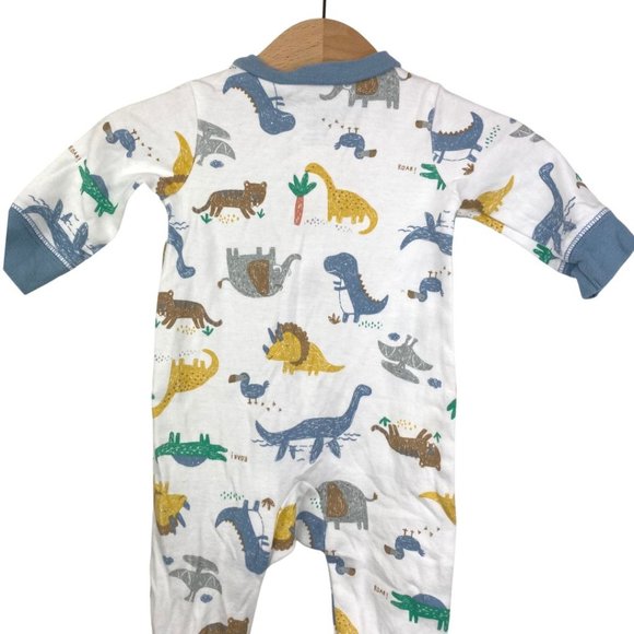 Carter's set of 3 Long Sleeve Bodysuit Red, Blue, White 3 Months - Picture 7 of 13